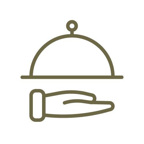 Ikon for restaurationsrengøring af køkkener og serveringsarealer